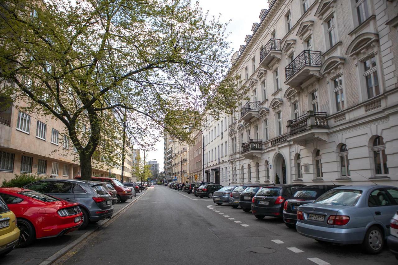 Warszawa, Centrum, Wiejska 15, Kamienica 아파트 외부 사진